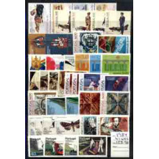 PORTUGAL, 1984, ANO COMPLETO, 41 VALORES, MNH